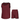 Essenclo boys athletic tank top and shorts 2-piece set, heather wine